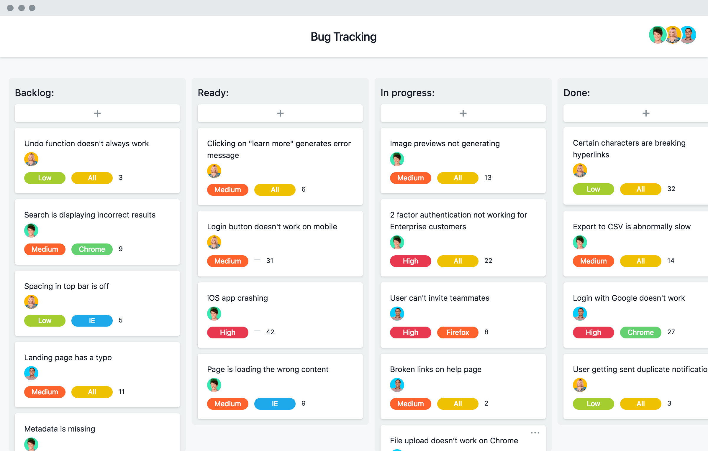 Asana Bug Tracking image